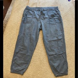 GAP chambray joggers